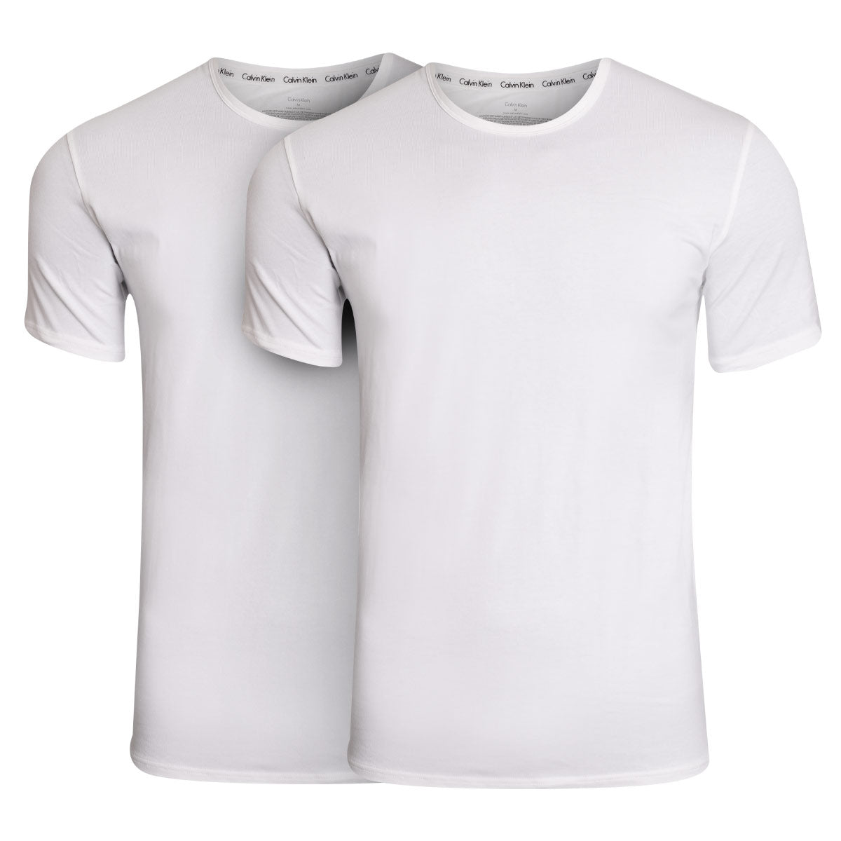 Calvin Klein 2 Pack Lounge T-Shirts Modern Cotton - White