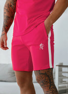 Gym King Core Plus Poly Short - Fuchsia