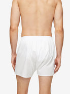 Derek Rose Men's Classic Fit Boxers - Savoy Cotton White