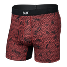 Saxx Underwear DROPTEMP™ Cool Mesh 1 Pack Boxer Briefs - Red Head for the Hills