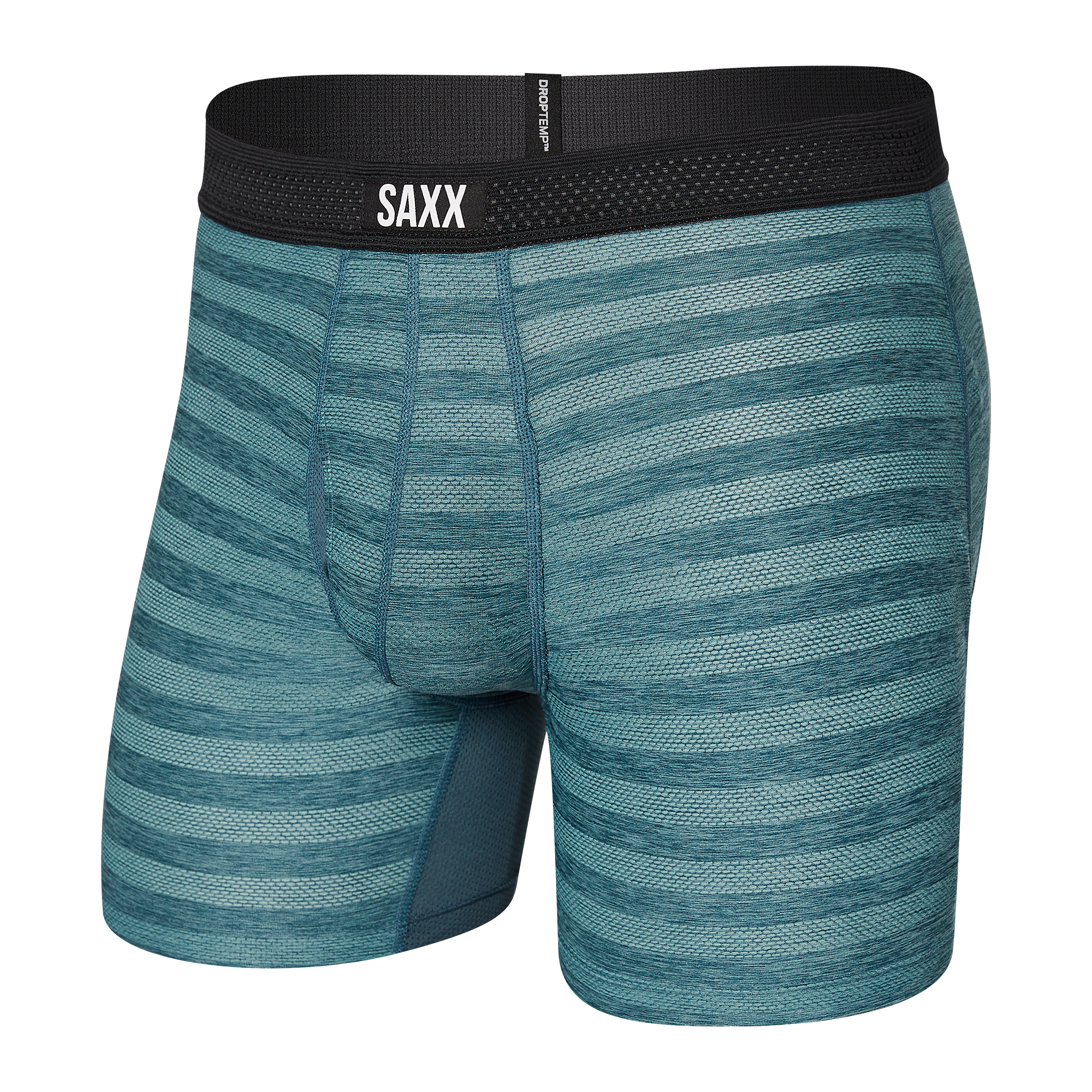 Saxx Underwear DROPTEMP™ Cooling Cotton 1 Pack Boxer Briefs - Washed Teal