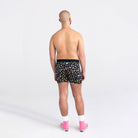 Saxx Underwear Daytripper 1 Pack Boxer Briefs - Fun Bits Black