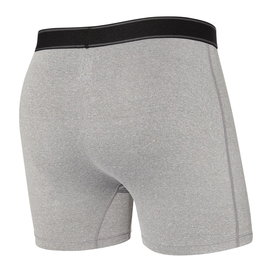 Saxx Underwear Daytripper 1 Pack Boxer Briefs - Grey Heather