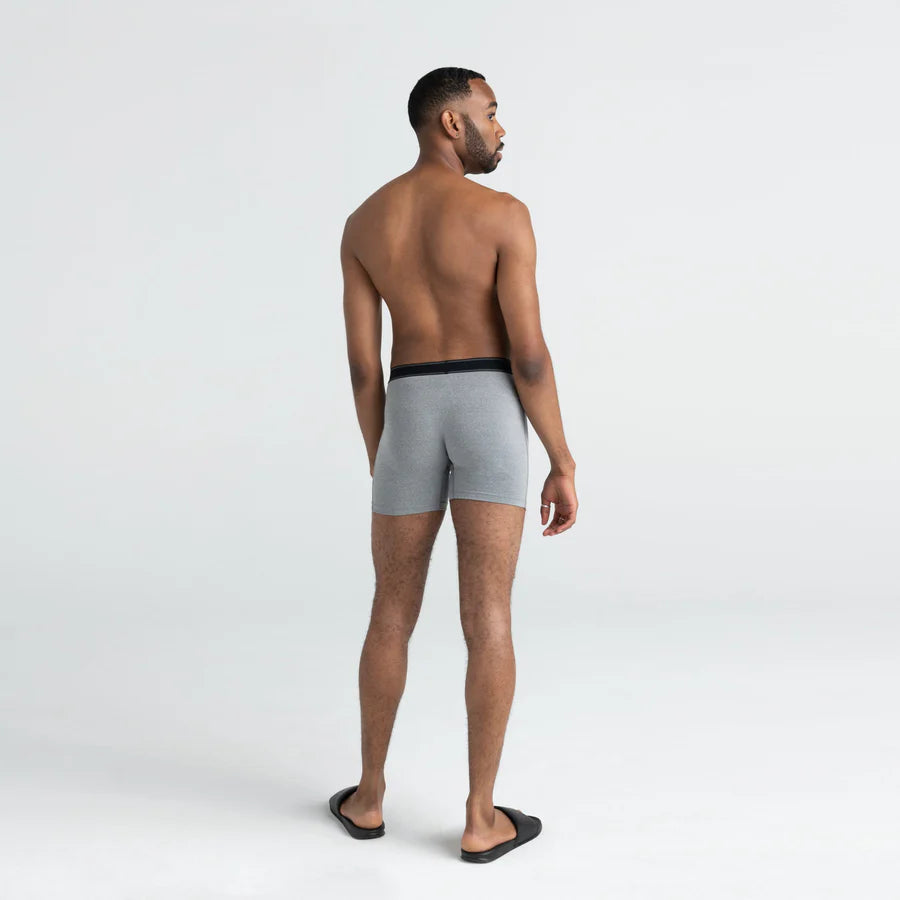 Saxx Underwear Daytripper (5 Pack) Comfort Stretch Boxer Brief 5" - Black / Grey / Navy