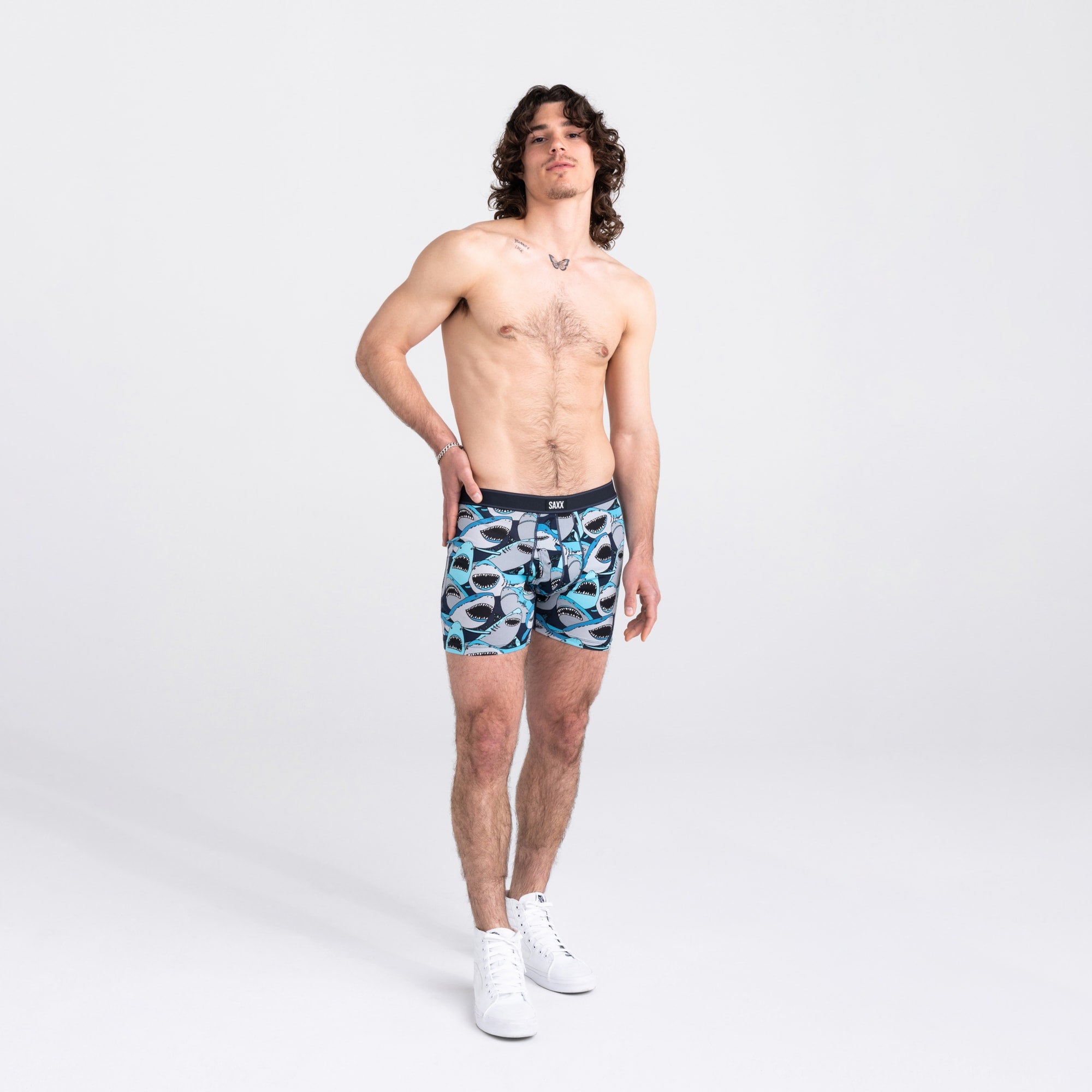 Saxx Underwear Daytripper 1 Pack Boxer Briefs - Shark Tank Camo