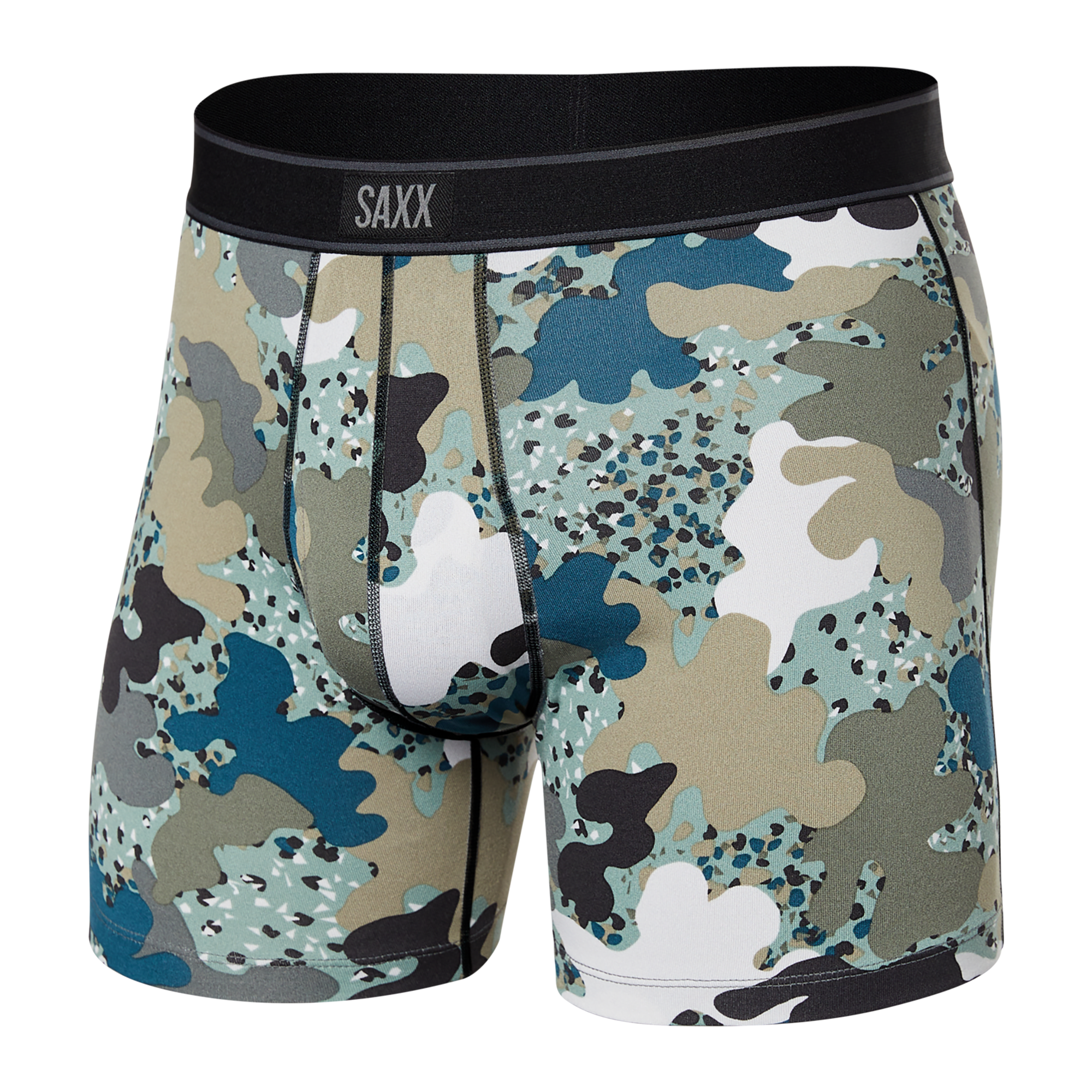 Saxx Underwear Daytripper 1 Pack Boxer Briefs - Terrazzo Camo