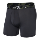 Saxx Underwear Sports Mesh 1 Pack Boxer Briefs - Faded Black Camo