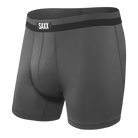 Saxx Underwear Sports Mesh 1 Pack Boxer Briefs - Fly Graphite