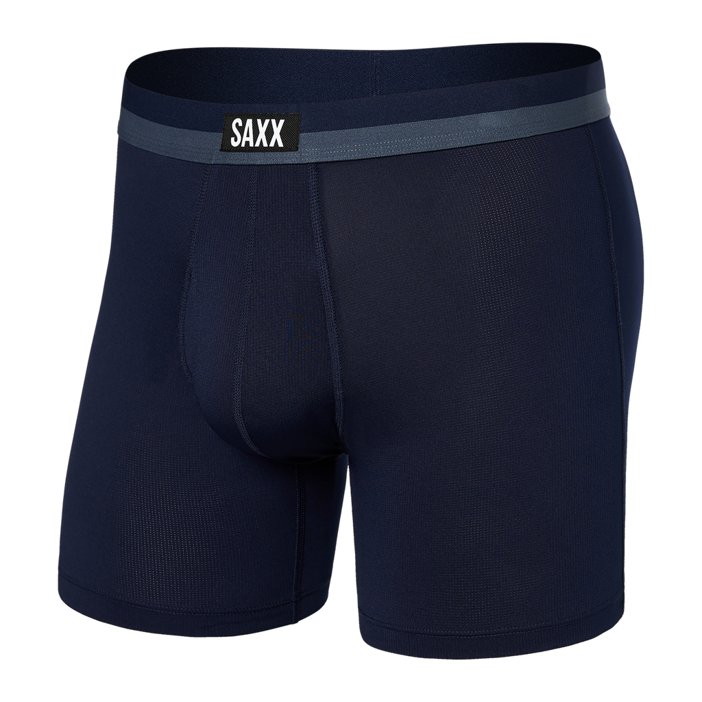 Saxx Underwear Sports Mesh 1 Pack Boxer Briefs - Maritime