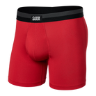 Saxx Underwear Sports Mesh 1 Pack Boxer Briefs - Red