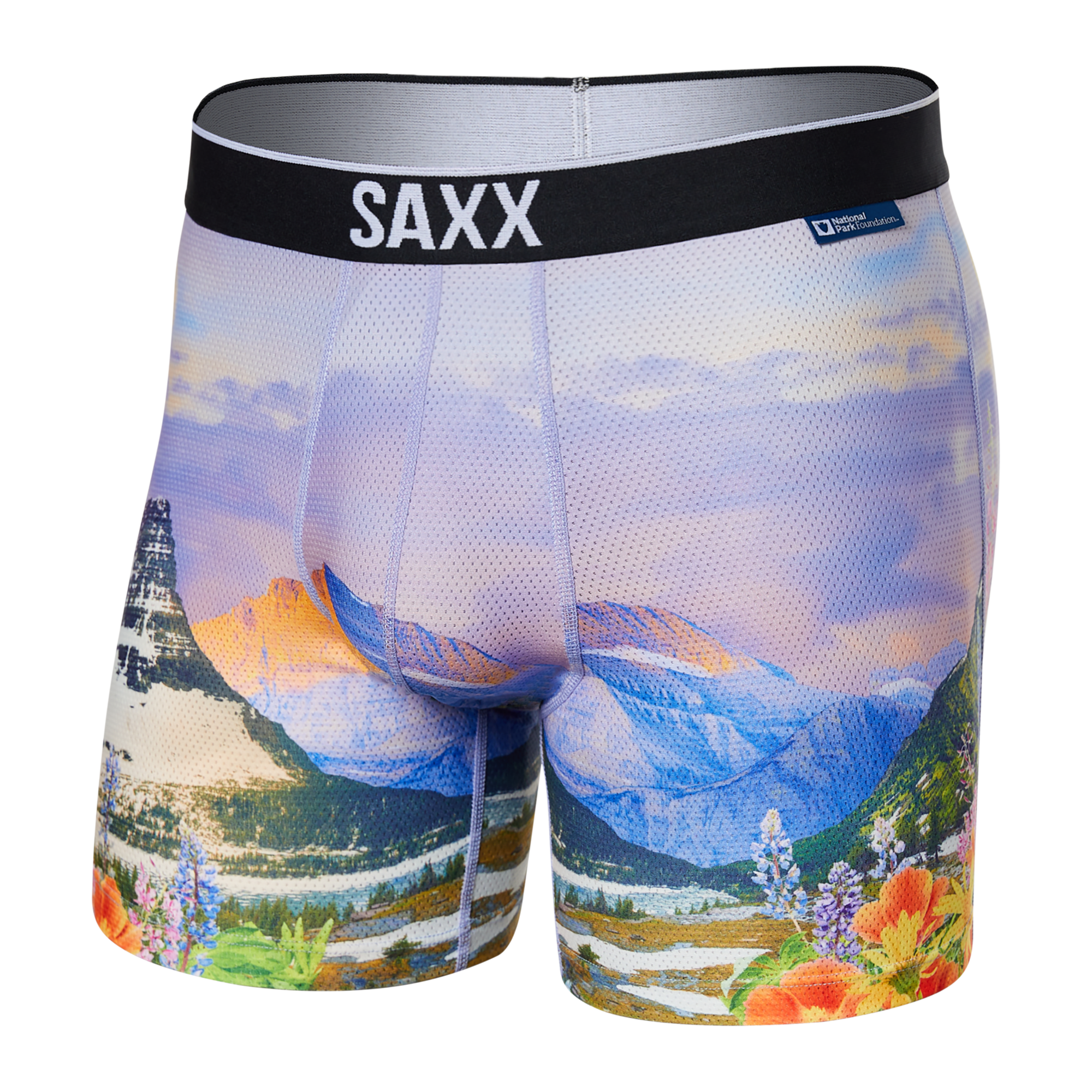 Saxx Underwear Volt Breathable Mesh Men's Boxer Briefs - NPF GLACIER