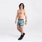 Saxx Underwear Volt Breathable Mesh Men's Boxer Briefs - River Run Stripe