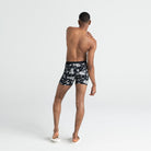 Saxx Ultra Super Soft 1 Pack Boxer Briefs - Black Astro Surf & Turf