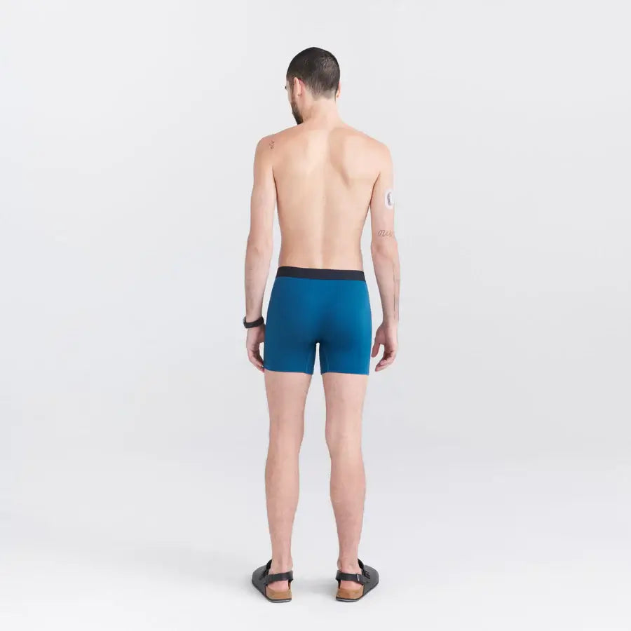 Saxx Ultra Super Soft 1 Pack Boxer Briefs - Deep Ocean Navy