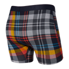 Saxx Ultra Super Soft 1 Pack Boxer Briefs - Free Fall Plaid Multi