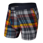 Saxx Ultra Super Soft 1 Pack Boxer Briefs - Free Fall Plaid Multi