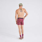 Saxx Ultra Super Soft Comfort Blend Boxer Briefs - Nut Cracker - Merlot