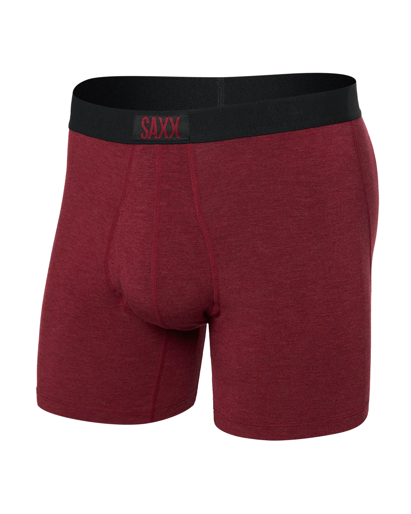 Saxx Ultra Super Soft Comfort Blend Boxer Briefs - Tibetan - Red Heather