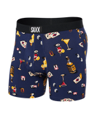 Saxx Ultra Super Soft Comfort Blend Boxer Briefs - Vice Squad - Astro Blue