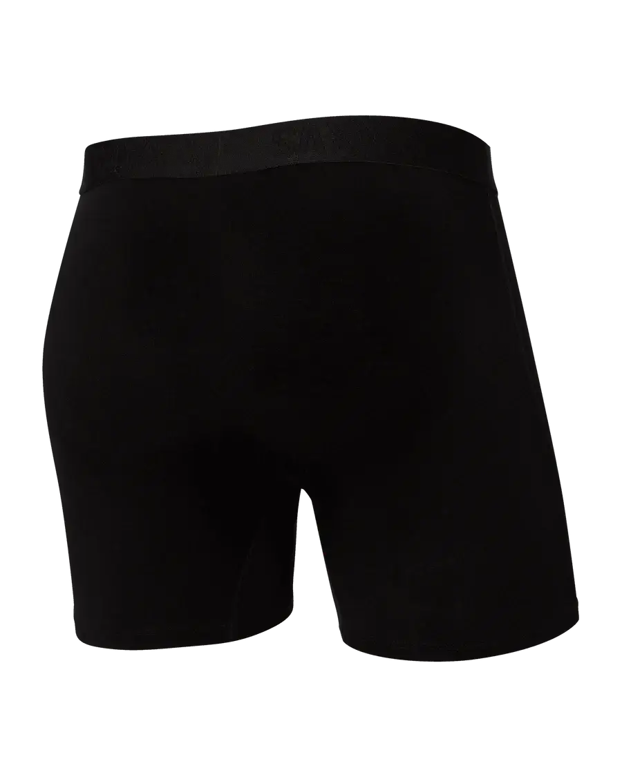 Saxx Ultra Super Soft 1 Pack Boxer Briefs - Black