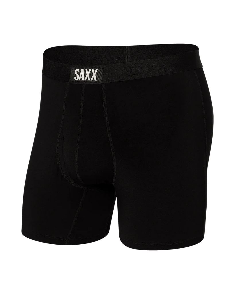 Saxx Ultra Super Soft 1 Pack Boxer Briefs - Black