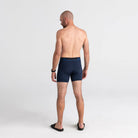 Saxx Kinetic Light Compression Mesh Boxer Briefs - Navy/City Blue