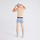 Saxx DropTemp® Cooling Cotton Boxer Brief 5" - Hockey Heroes - Dusty Blues