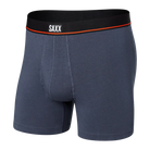 Saxx Underwear Non Stop Stretch Cotton Boxer Briefs - Navy