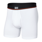 Saxx Underwear Non Stop Stretch Cotton Boxer Briefs - White