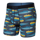 Saxx Quest QDM Boxer Brief Fly - Mahi Mahi Wahoo Black