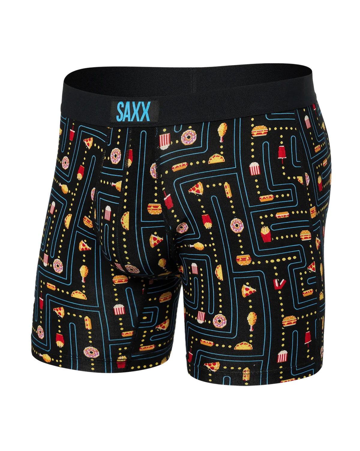 Saxx Vibe Supersoft 1 Pack Boxer Briefs - Junk Man, Black