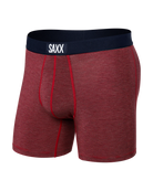 Saxx Vibe Supersoft 1 Pack Boxer Briefs - Mini Stripe, Cherry