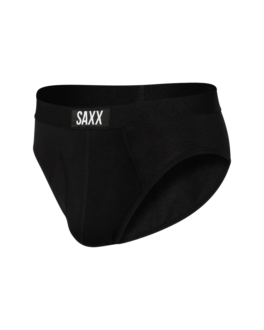 Saxx Underwear Ultra Super Soft 1 Pack Briefs - Black