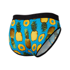 Saxx Ultra Super Soft 1 Pack Briefs - Polka Pineapple Blue