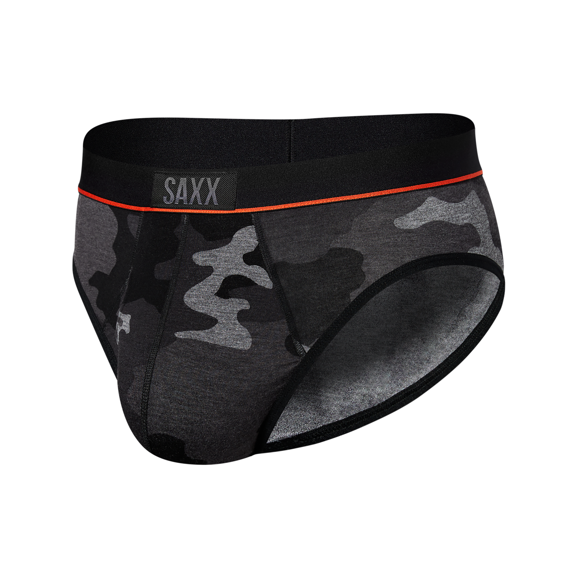 Saxx Underwear Ultra Super Soft 1 Pack Briefs - Supersize Black Camo