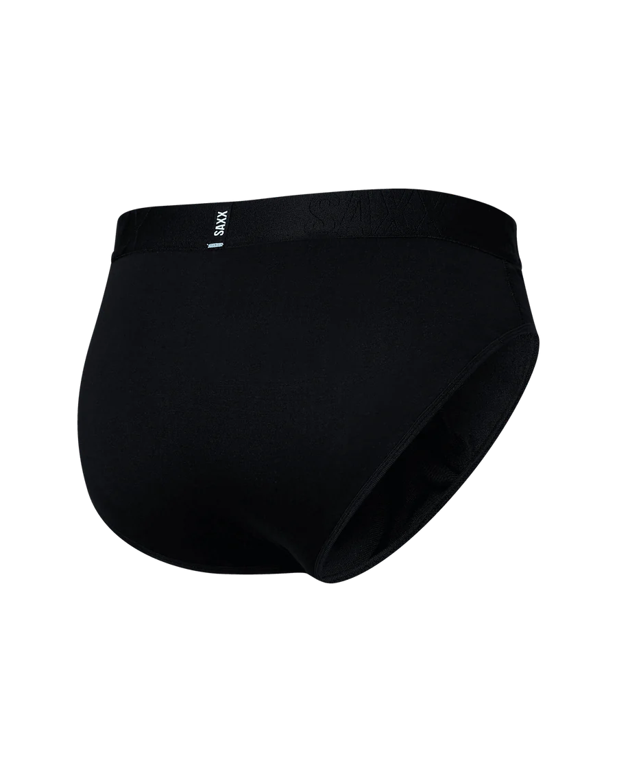 Saxx Underwear DROPTEMP™ Cooling Cotton 1 Pack Briefs - Black