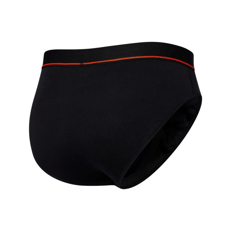 Saxx Underwear Non Stop Stretch Cotton 1 Pack Briefs - Black