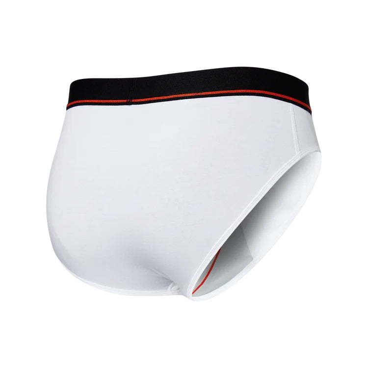 Saxx Underwear Non Stop Stretch Cotton 1 Pack Briefs - White