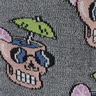 Saxx Whole Pakage Crew 1 Pack Socks - Drucken Skull Grey Heather