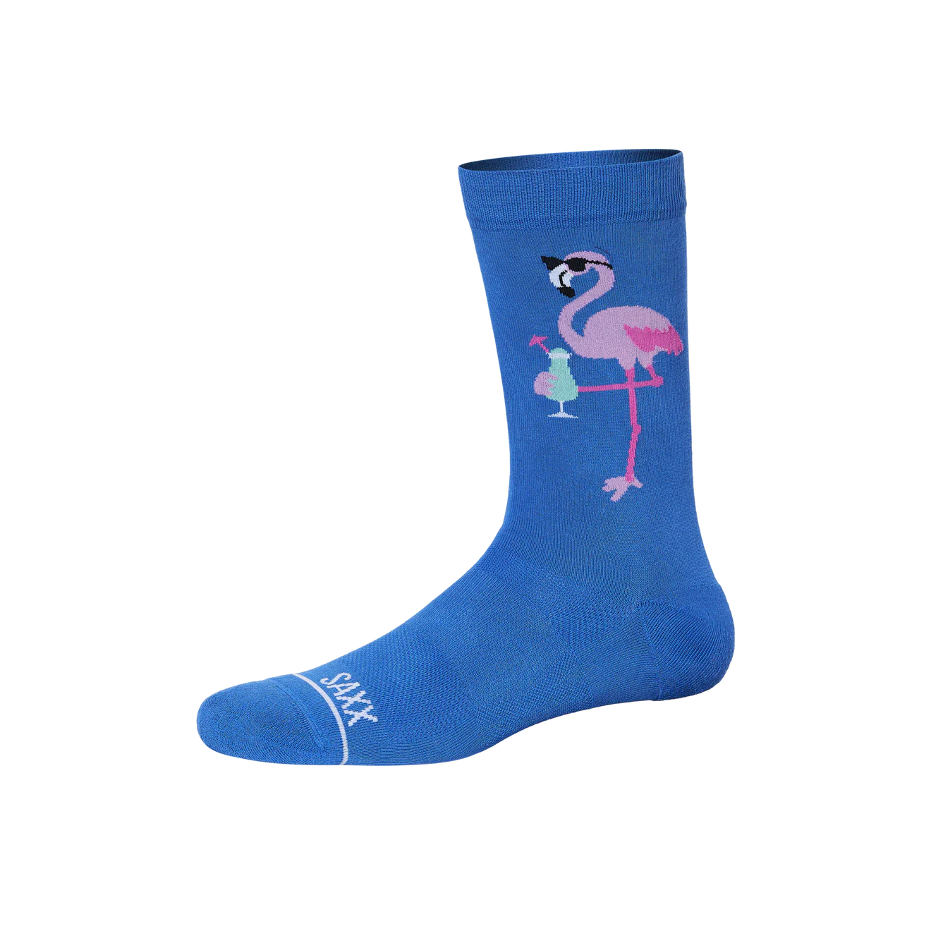 Saxx Whole Pakage Crew 1 Pack Socks - FlockTail Blue