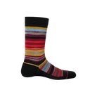 Saxx Whole Pakage Crew 1 Pack Socks - Hot Multi Stripes