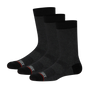 Saxx Crew 3 Pack Socks - Black Heather