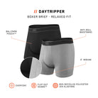 Saxx Underwear Day Tripper 2 Pack Boxer briefs - Black/Grey Heather