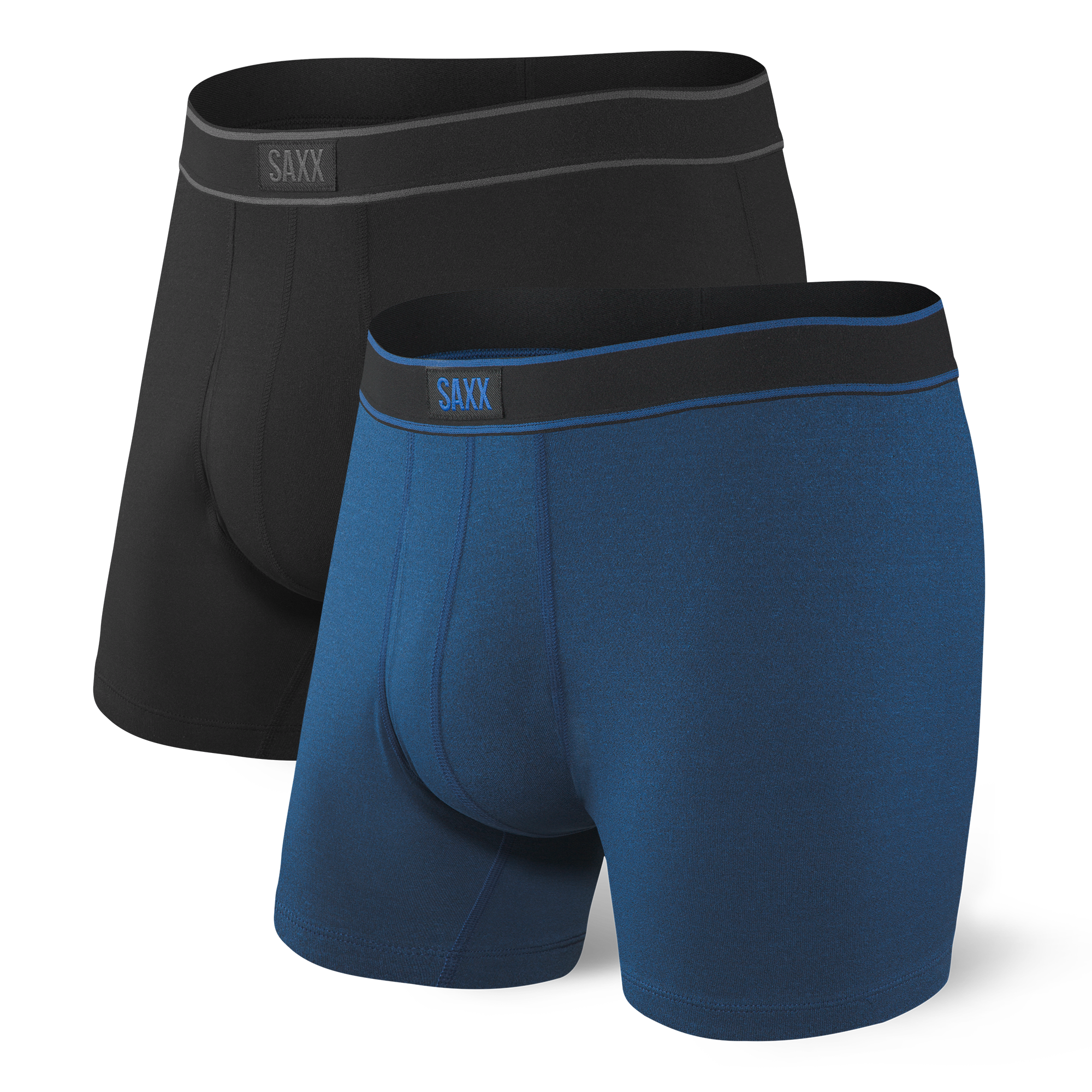 Saxx Underwear Day Tripper 2 Pack Boxer briefs - Black/Blue