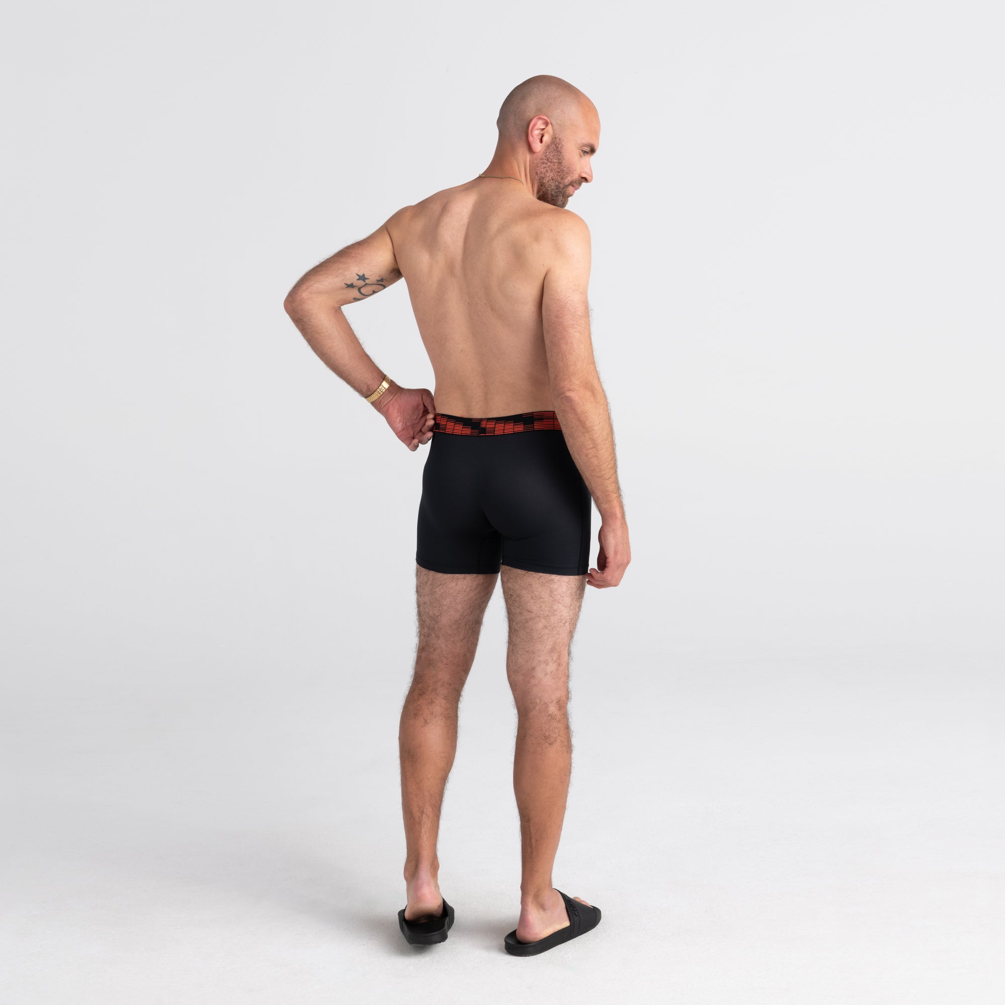 Saxx Sport Mesh 2 Pack Boxer Briefs - Black Digi DNA / Graphite