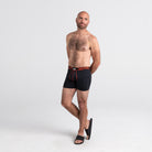 Saxx Sport Mesh 2 Pack Boxer Briefs - Black Digi DNA / Graphite