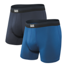 Saxx Sport Mesh 2 Pack Boxer Briefs - Navy / City Blue