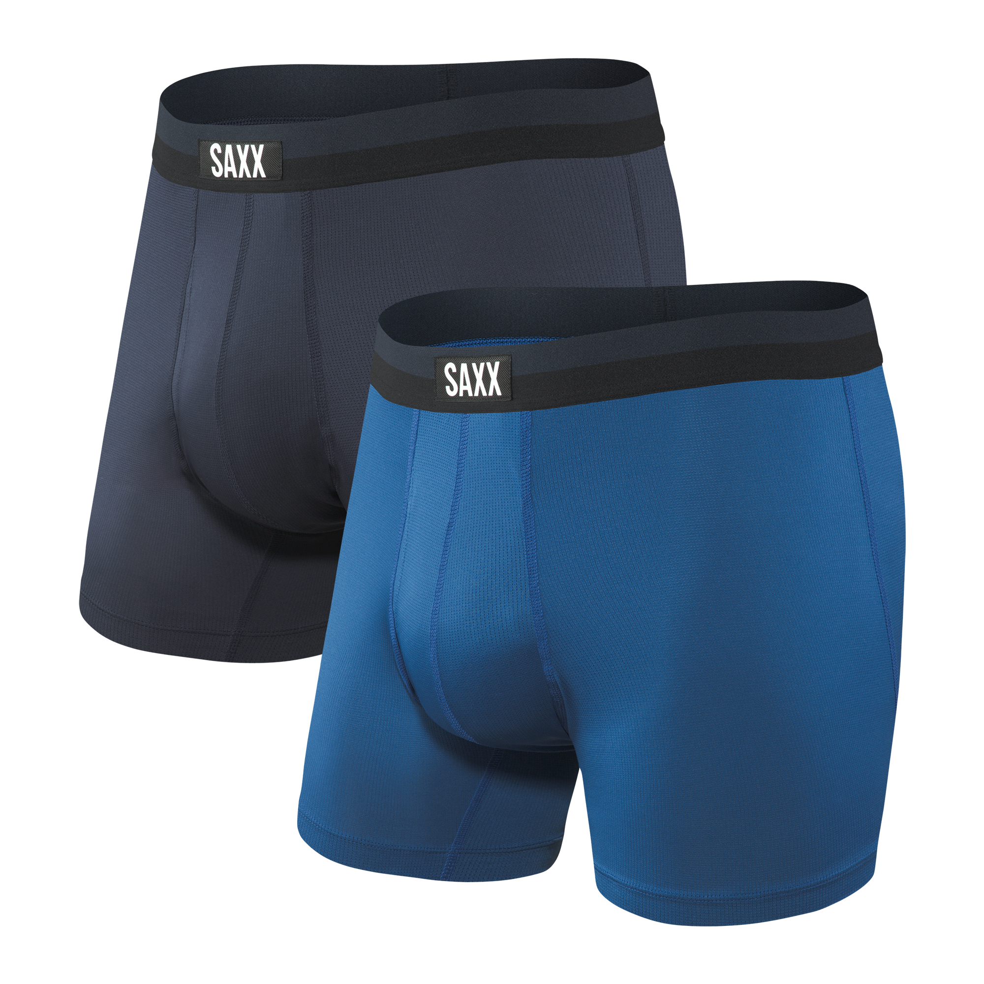 Saxx Sport Mesh 2 Pack Boxer Briefs - Navy / City Blue