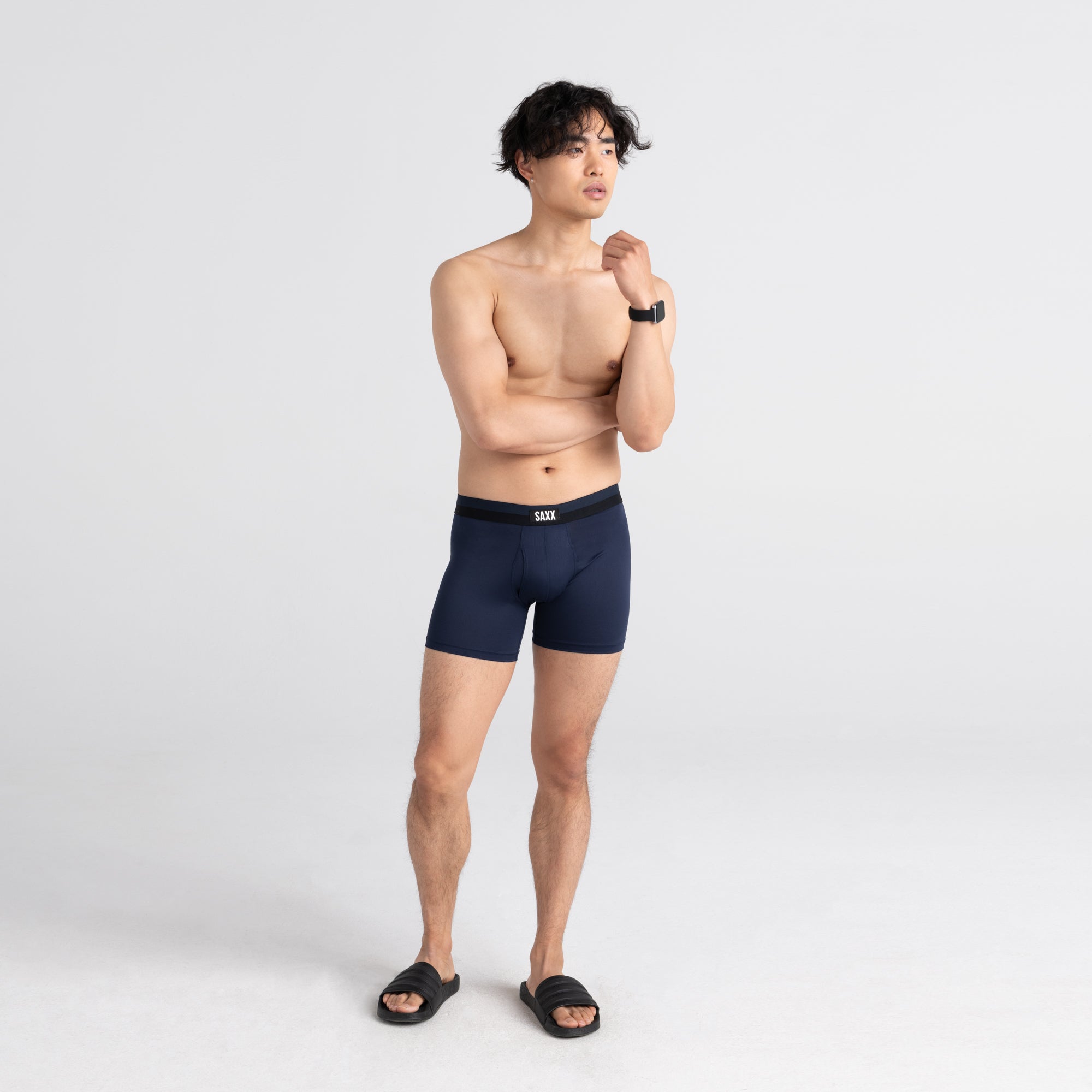 Saxx Sport Mesh 2 Pack Boxer Briefs - Navy / City Blue