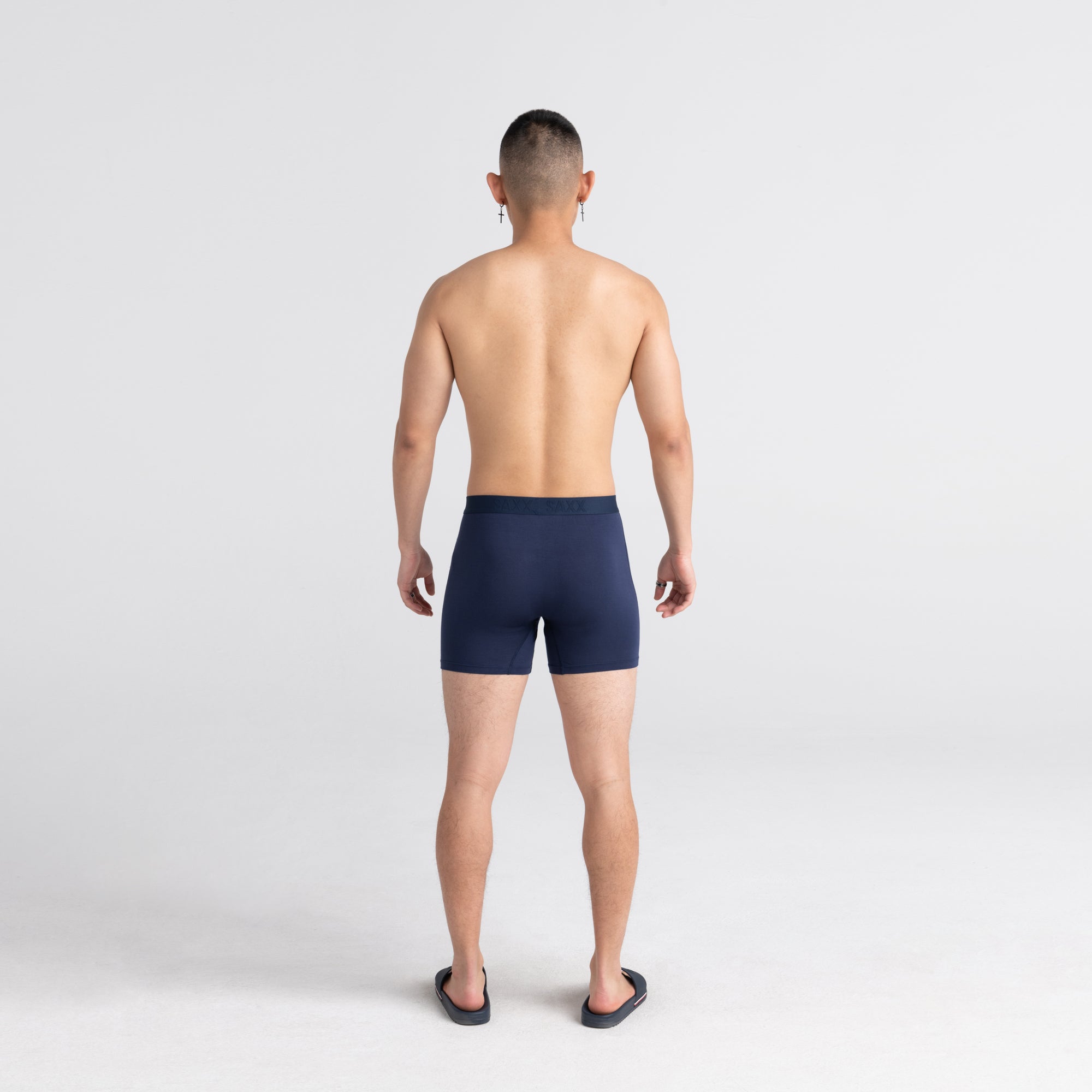 Saxx Ultra Super Soft 2 Pack Boxer Briefs - Black/Navy